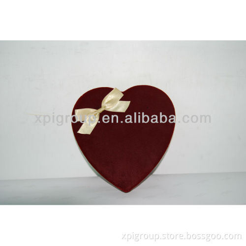 velvet box/suede box with cardboard core covered by velvet or suede
